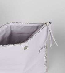 Lilac fold over shoulder bag  5 