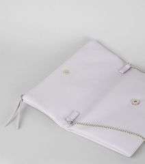 Lilac fold over shoulder bag  4 