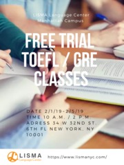 Free trial toefl   gre classes