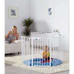 Lindam safe and secure white playpen a ss 3 large