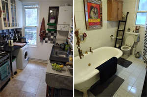 Collage kitchen and bathroom mixb