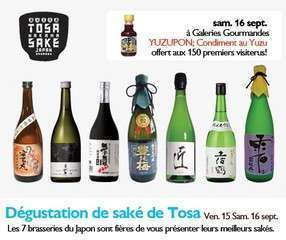 Degustation de sake de tosa