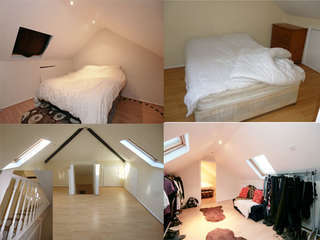 Loft conversion bedroom plus longe