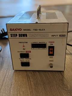 Mixb 変圧器 日本の製品をイギリスで使いたいときに使用