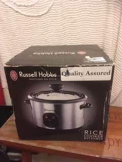 Rice cooker and steamer russell hobbs 1.8 liters  8 cups of rice 220 240v 50 60 hz 