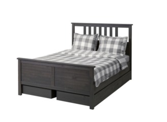 Mixb Ikea Hemnes Full Size Bed With 2 Storage Boxes