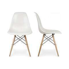 Charles eames dsw chairs replica off white set of 2 p1324 6419 medium