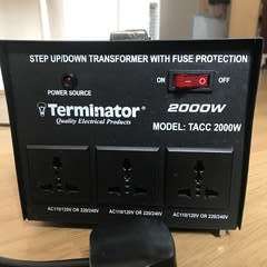 2000w transformer front