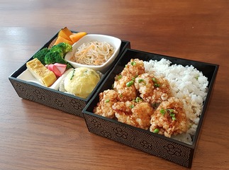 Bento poulet karaage