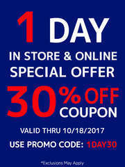 1day 30 off coupon