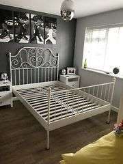 Ikea leirvik double bed frame