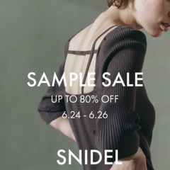 Snidel sample sale square  1 