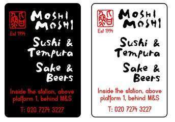 Moshi moshi signage