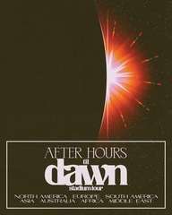 Weeknd after hours in dawn stadium tour poster