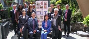 Elt teachers photo in reiko s garden