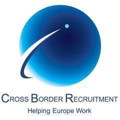 Cross border recruitment logo square