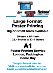 Poster printing a1