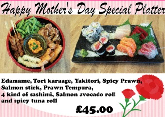 Mothers day special menu ealing web