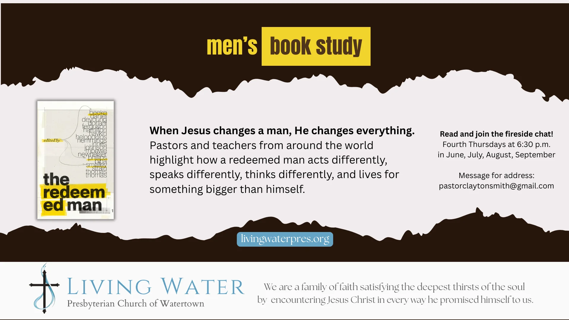 <span>Men's Book Study</span>
