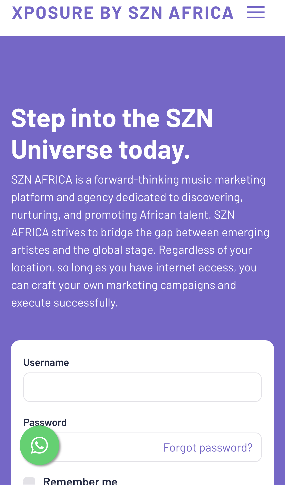 <span><span style="color:rgb(var(--color-primary))">INTRODUCING XPOSURE BY SZN AFRICA</span></span>
