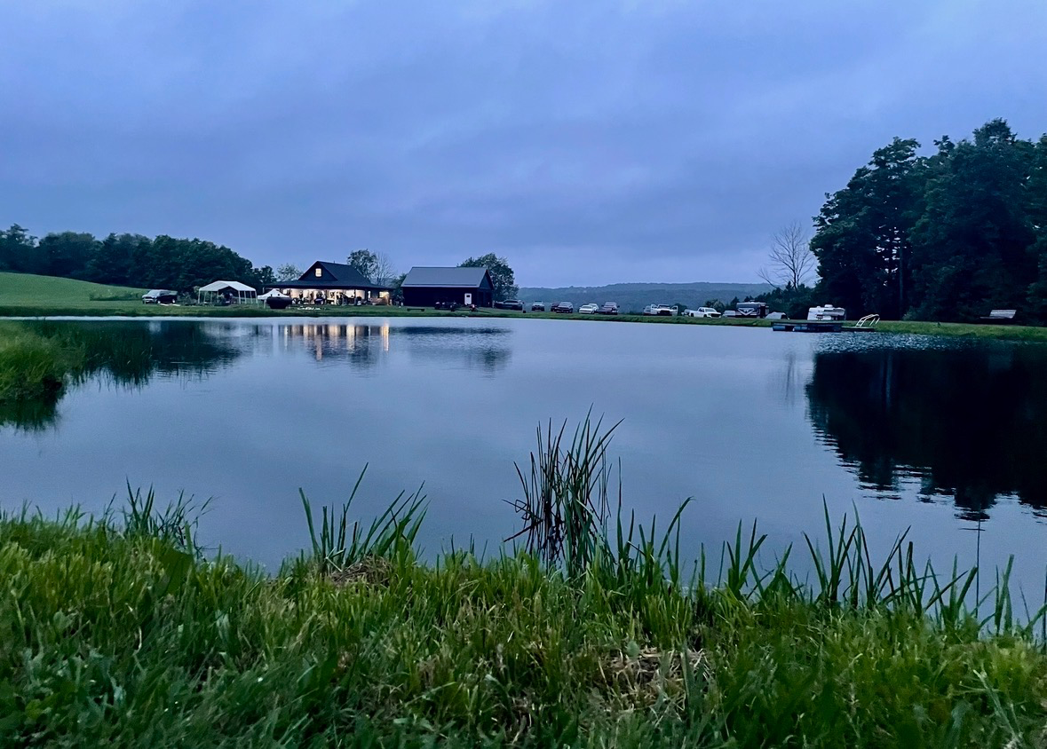 Serene Pond Setting
