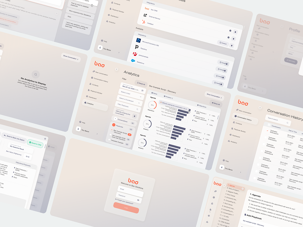 Interactive digital reports and applications