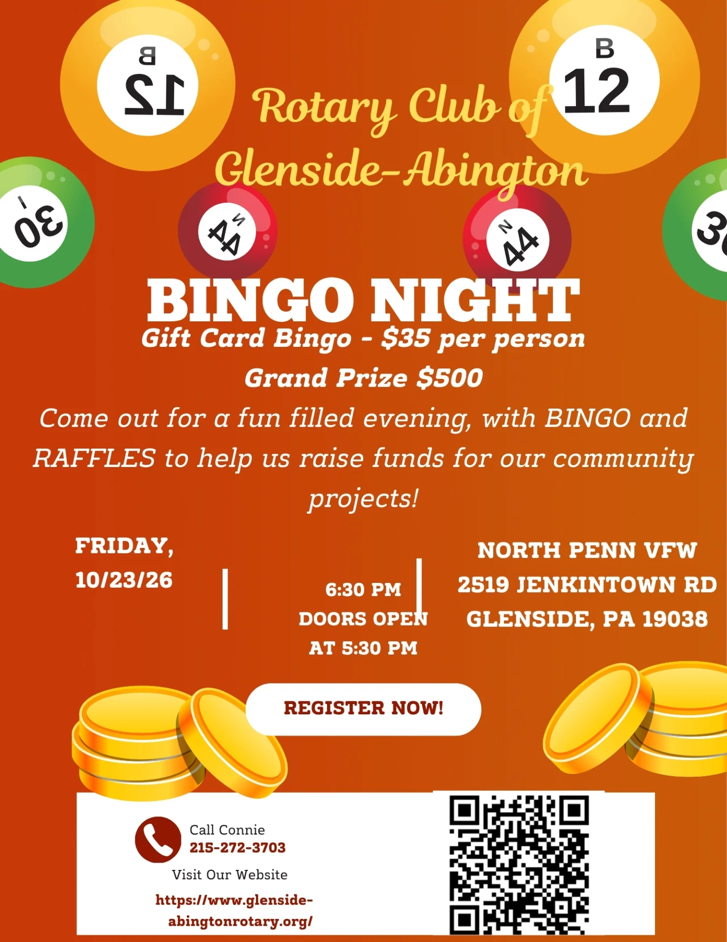<span>Bingo Night!</span>