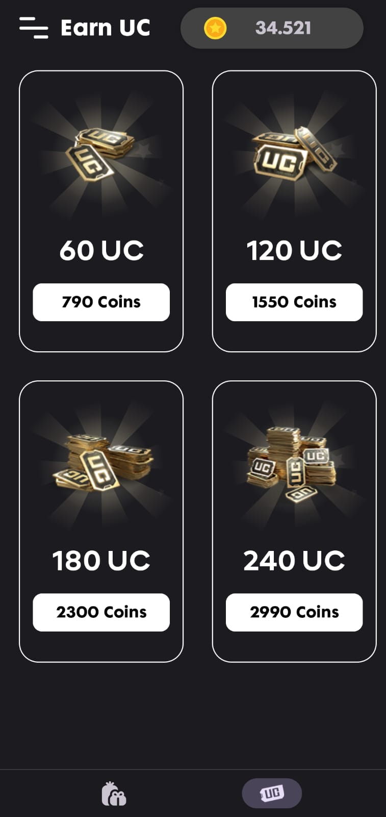 Earn UC App