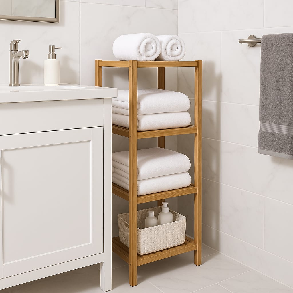 <span>Bamboo bathroom organizers: natural elegance</span>