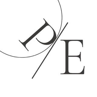 P / E logo