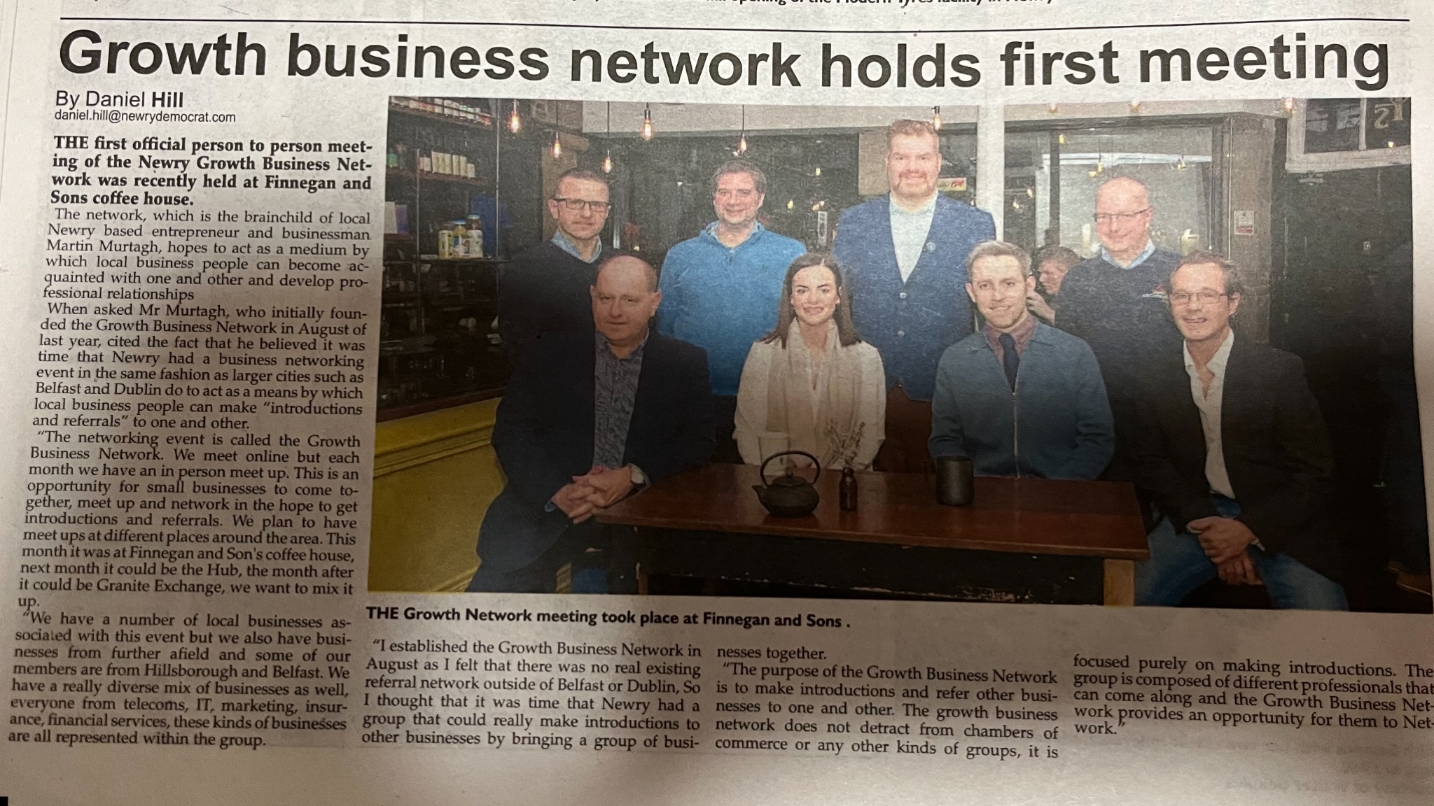 First in-person meet-up of The Growth Network in January 2022.