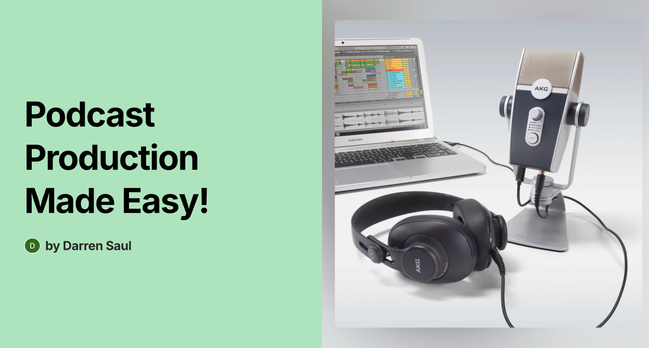 <span>Ready to take your podcast from messy to masterpiece? Snag your FREE Podcast Production Guide!</span>