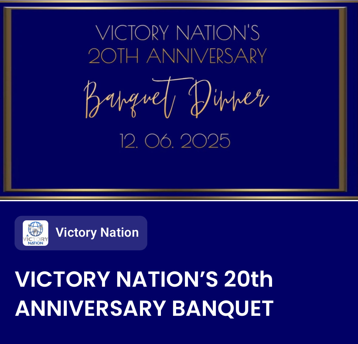 <span>Victory Nation 20th Anniversary </span>