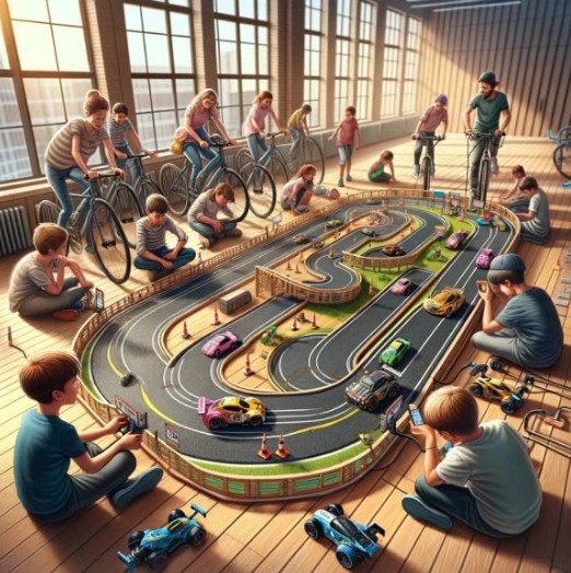 <span><span style="color:#ff0505">🏎️ 더 빠르게!</span> 레이싱 카 자전거발전기</span>