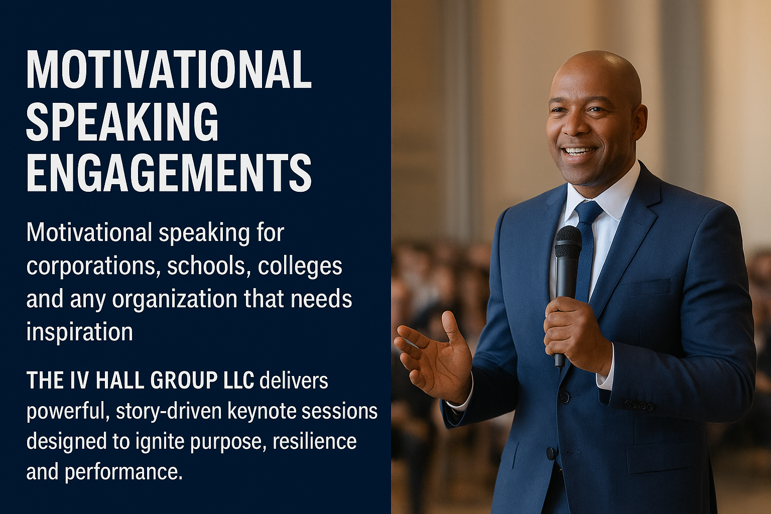 <span>Motivational Speaking for Corporations, Schools, Colleges & Any Organization</span>