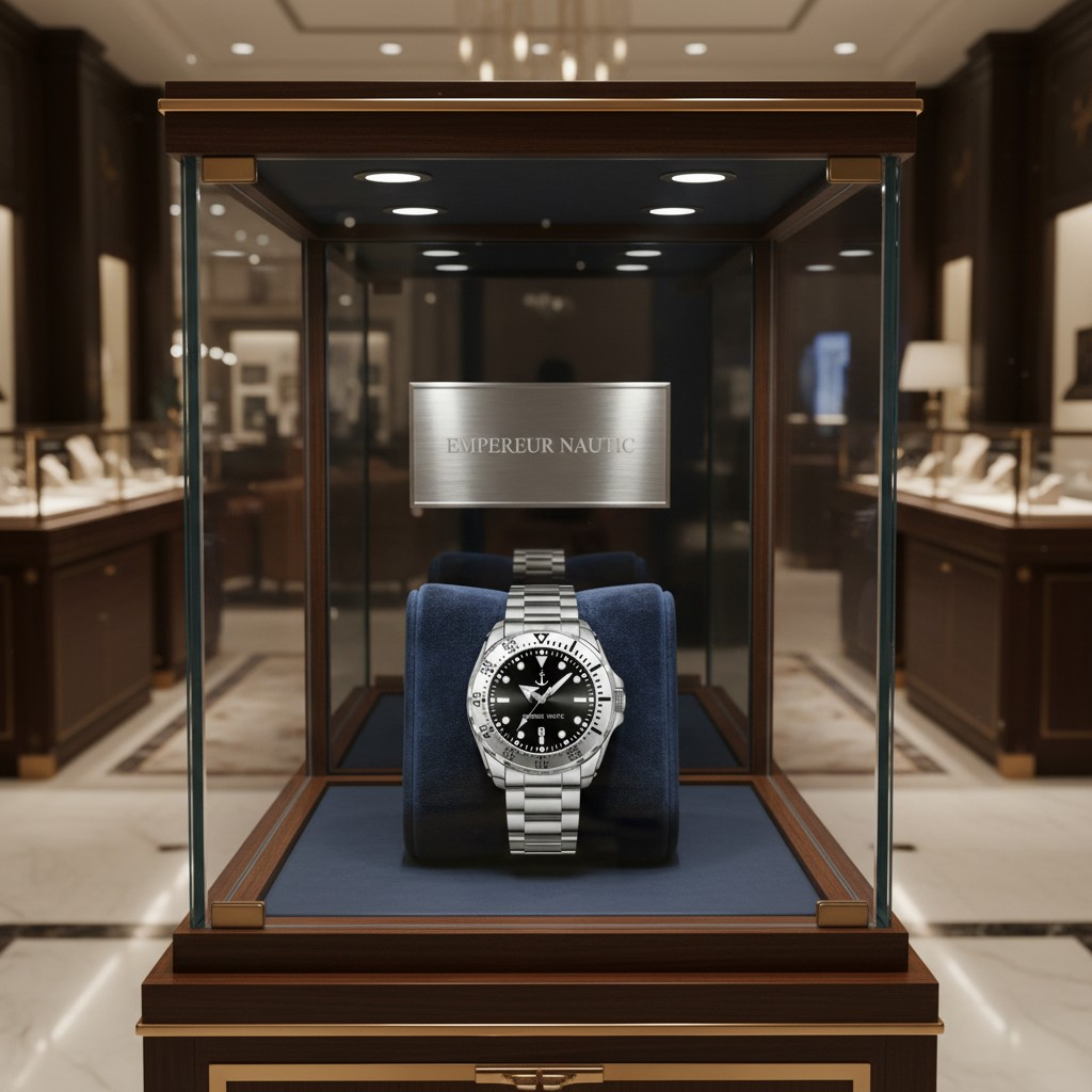 Experience the luxury of the EMPEREUR NAUTIC Timepiece and make a statement with your style. This watch is not just a timepiece; it's a reflection of your personality and taste.