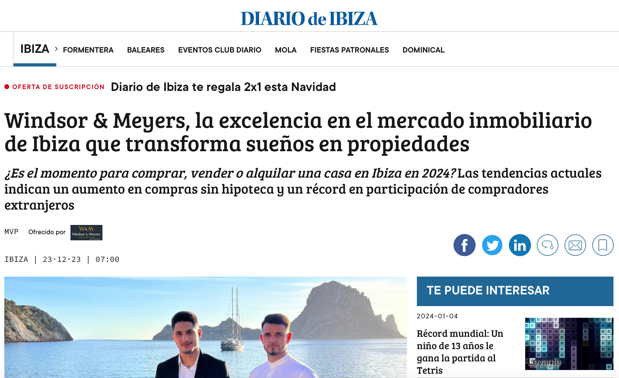 inmobiliaria diario ibiza