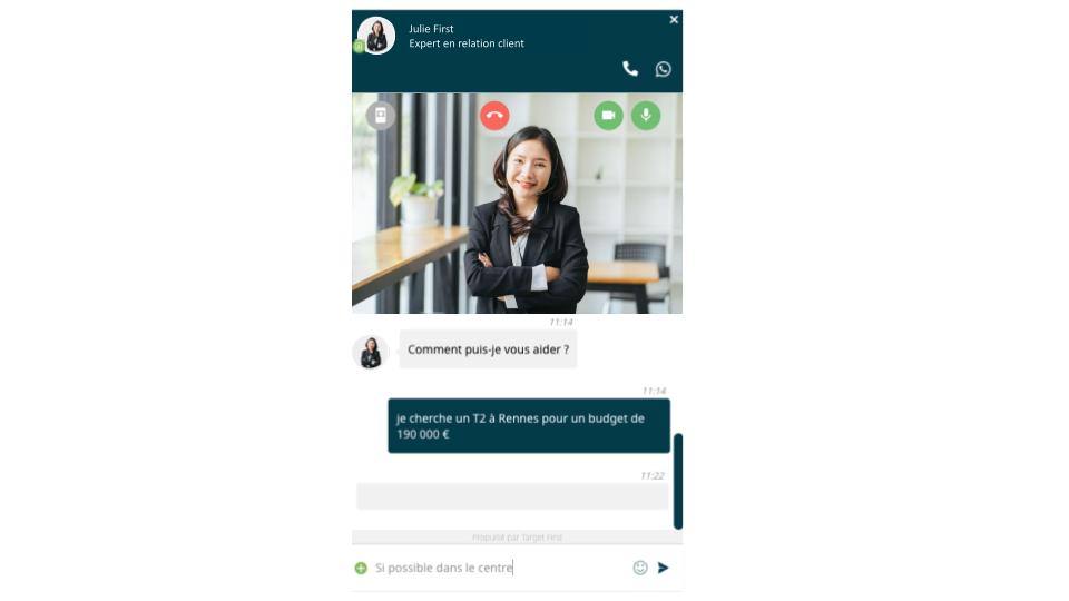 <span>Visio Chat Target First</span>