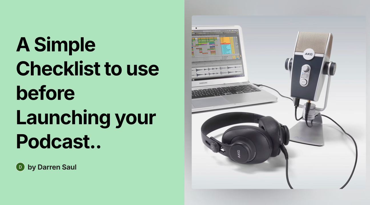 <span>FREE Podcast Launch Checklist! 🚀</span>
