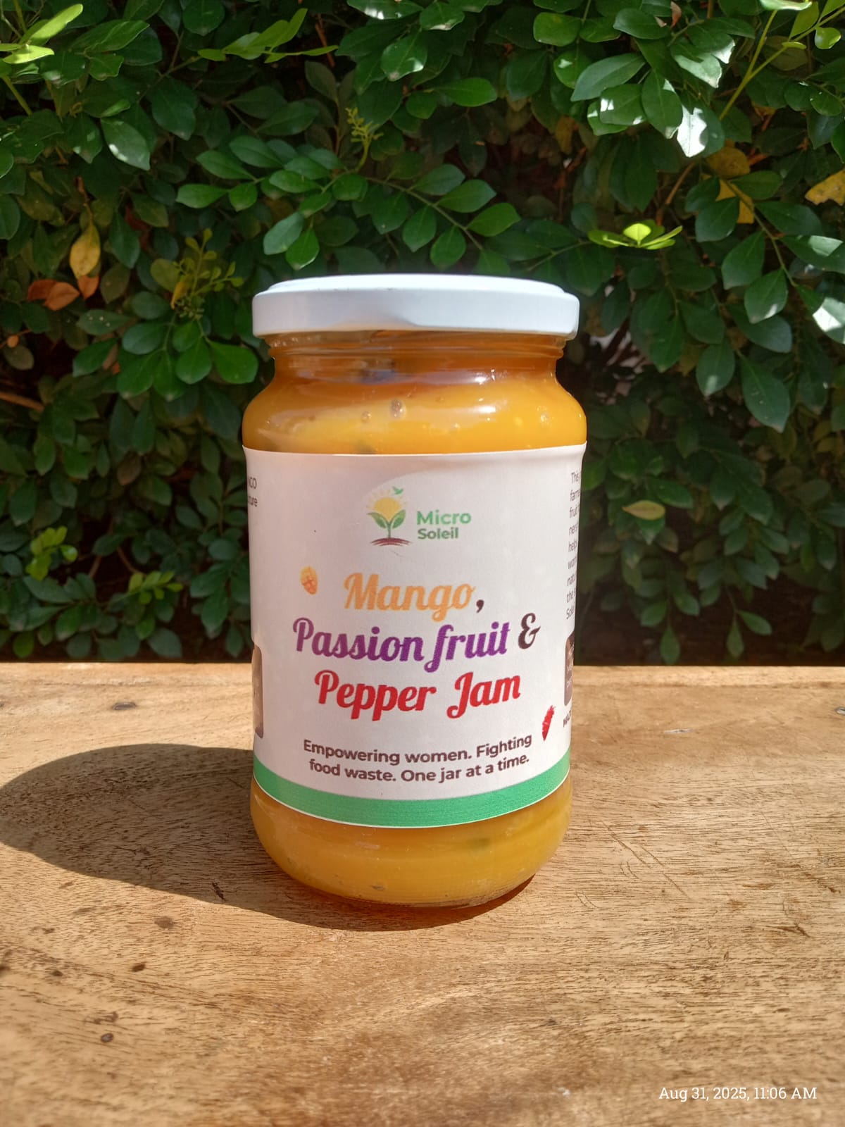 Mango, Passion fruit and Pepper jam