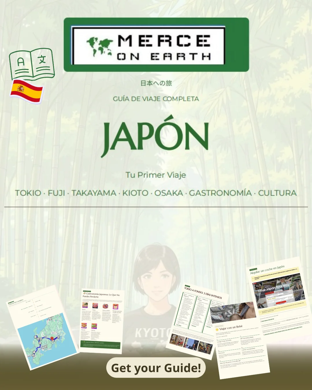 <span>Japón sin estrés: La guía paso a paso de Merce on Earth</span>