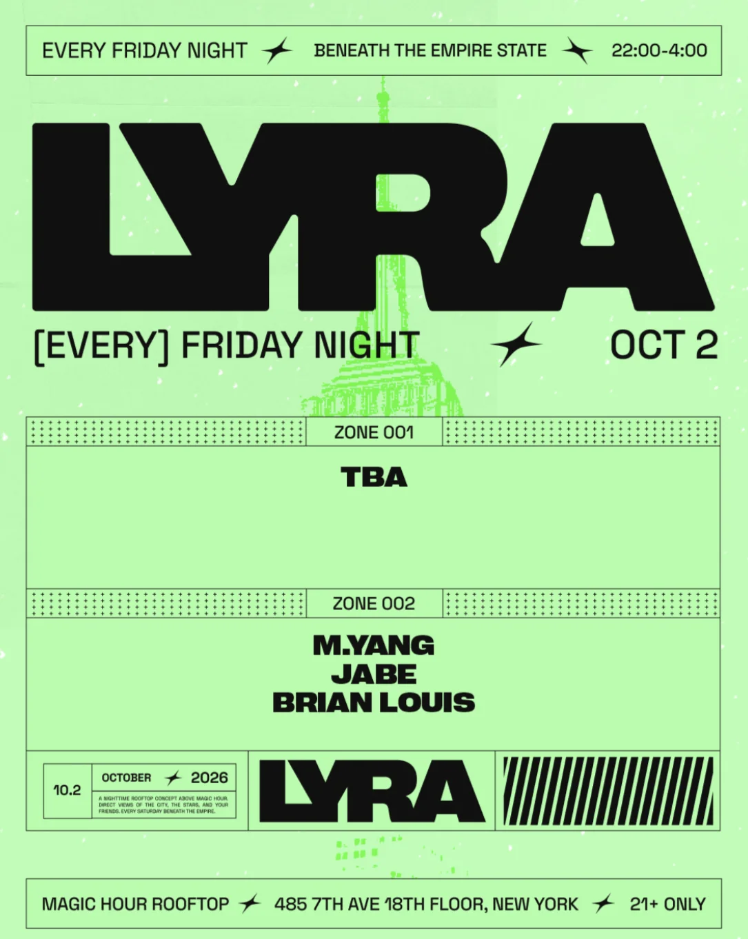 <span>NYC: Friday, October 2, 2026</span>