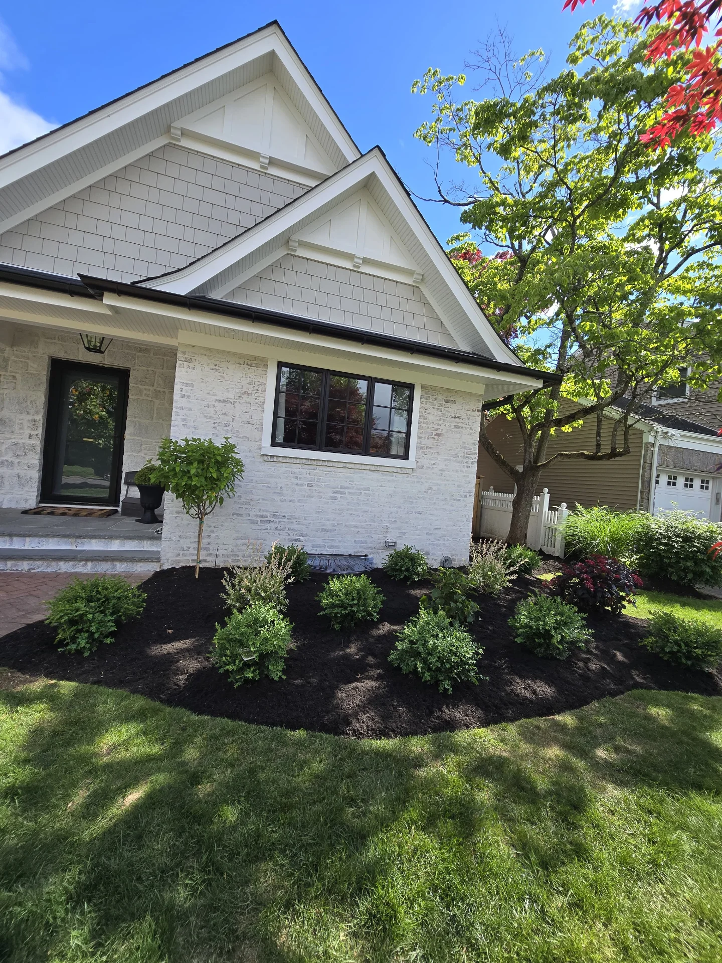 Front yard landscaping