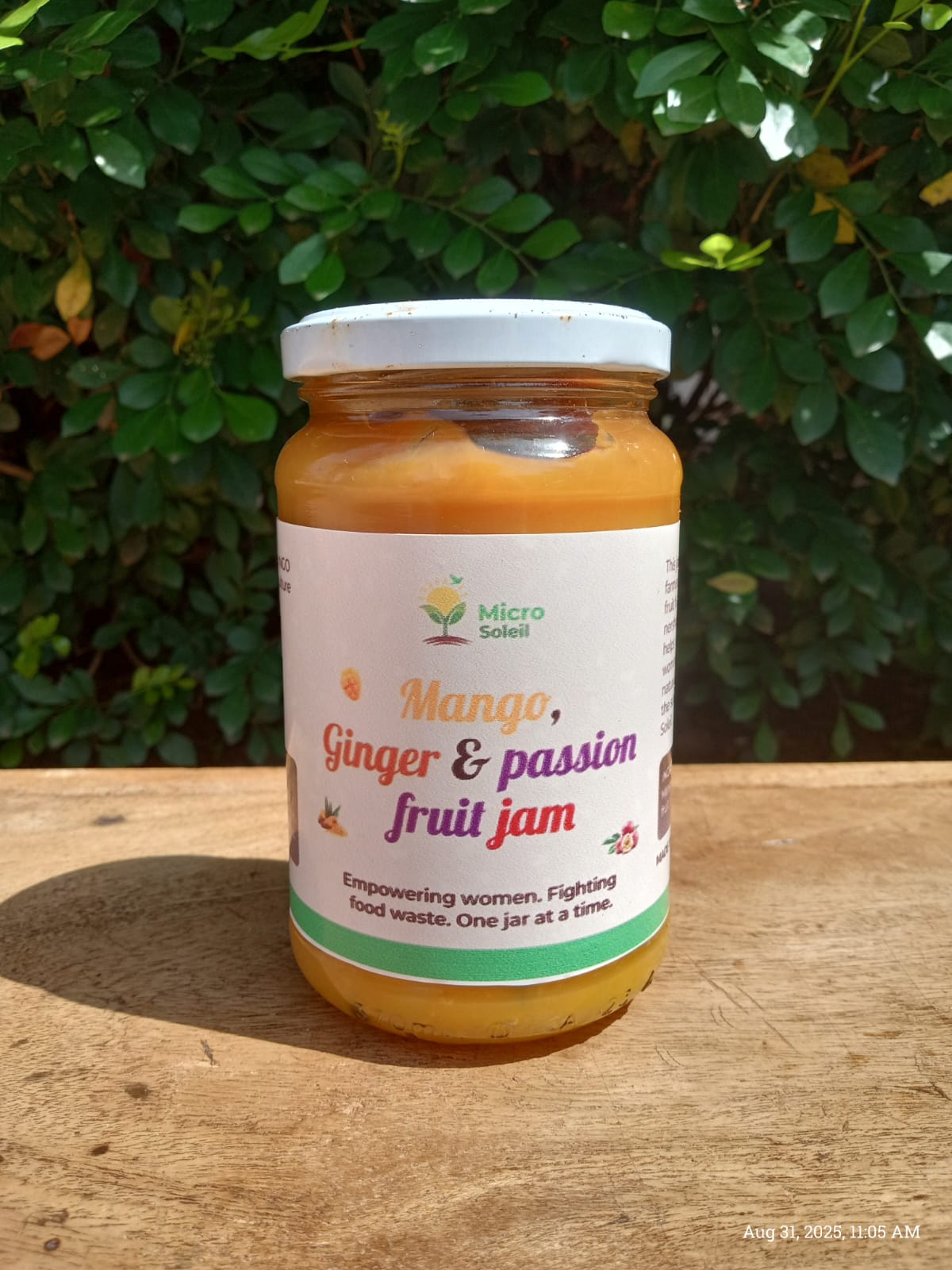 Mango, Ginger & Passion fruit jam