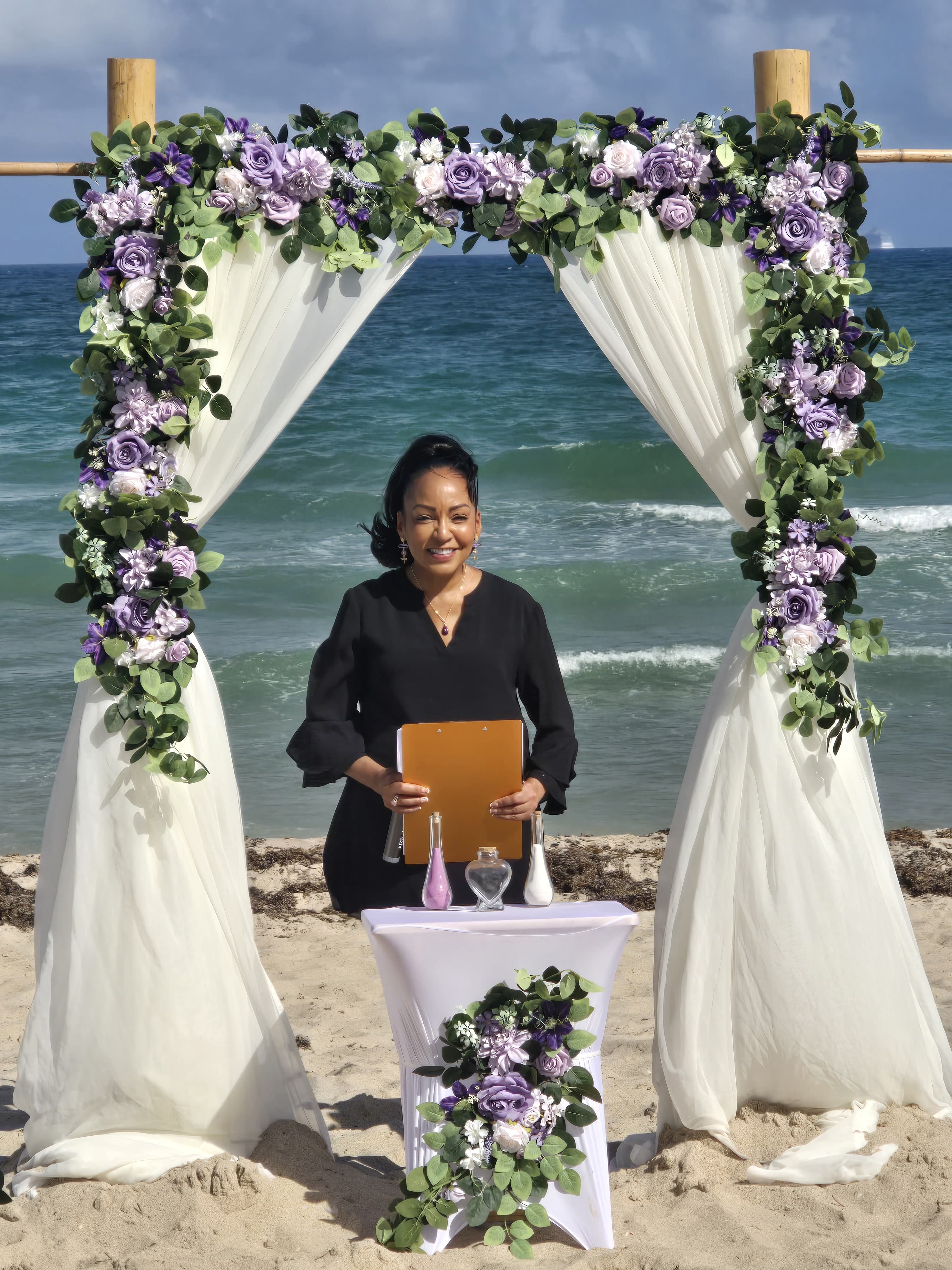 Ceremonia de boda al aire libre en Florida