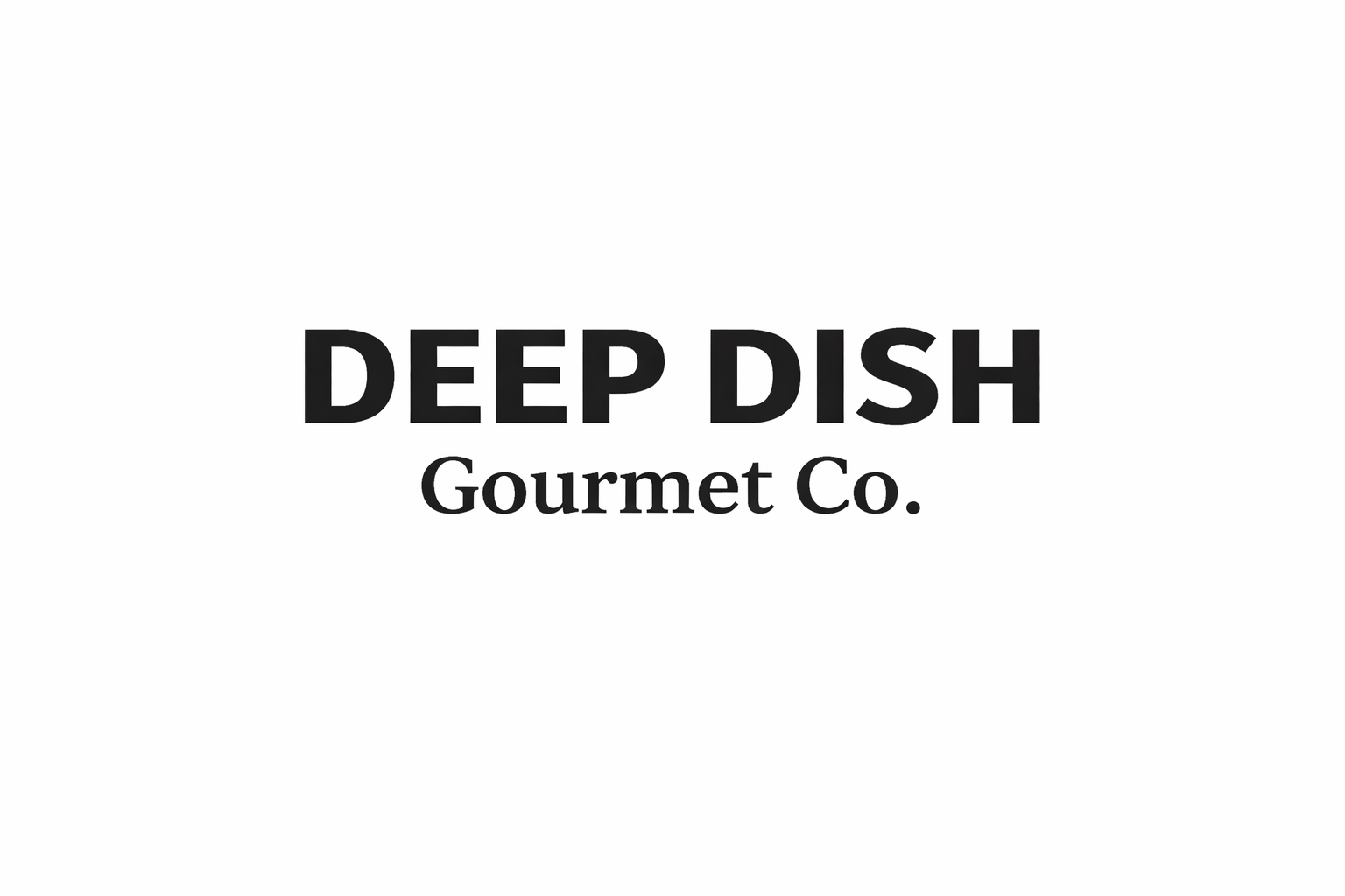 Deep Dish Gourmet Co. logo