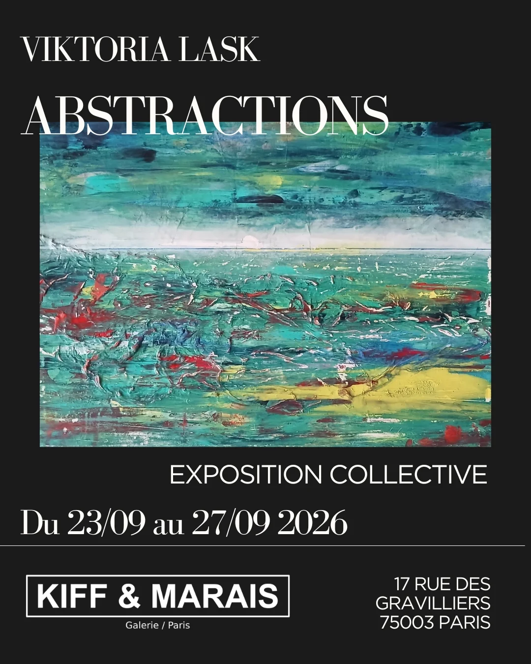 Exposition Abstractions, Kiff et Marais à Paris
