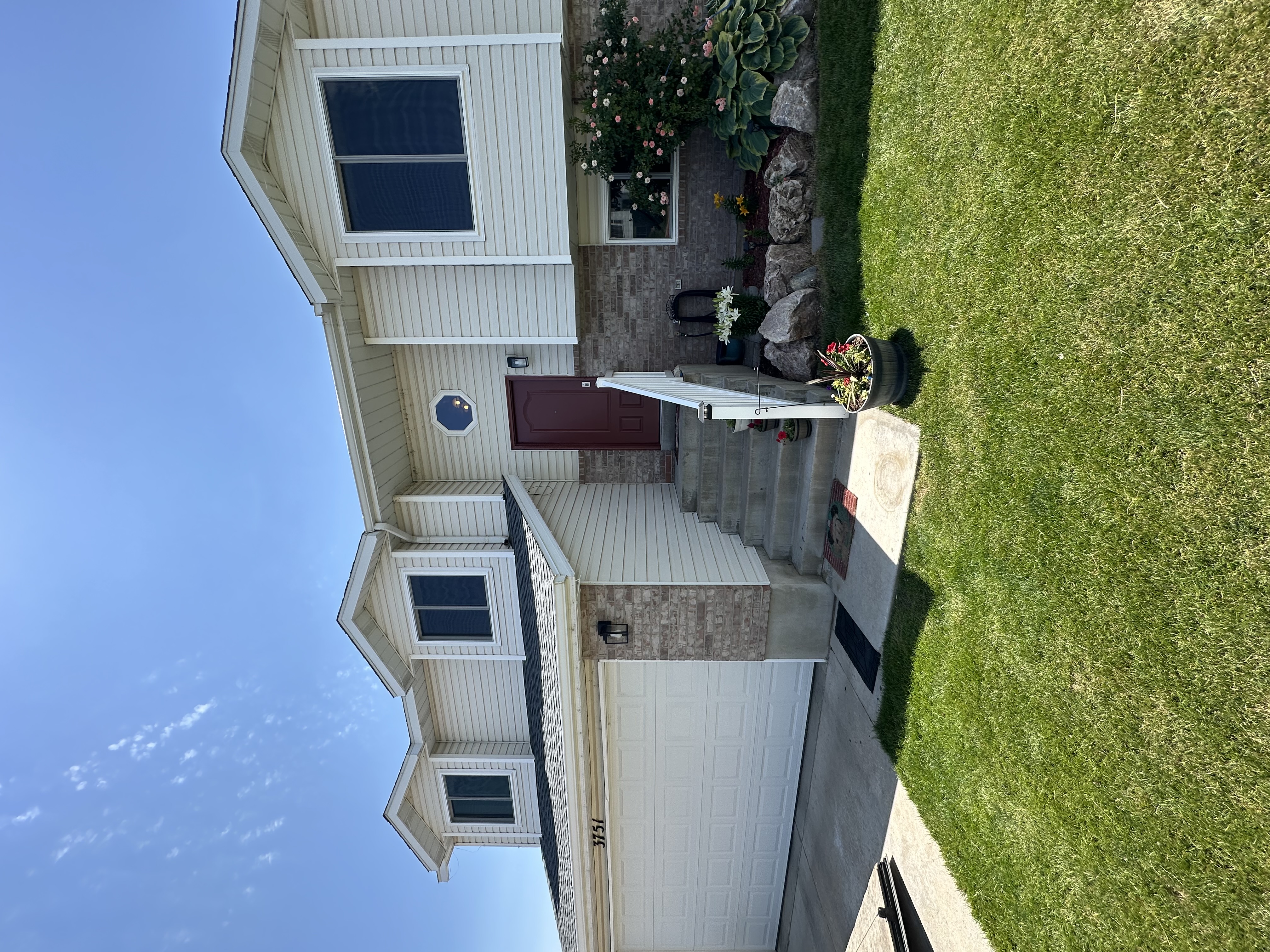 Modern energy-efficient windows installed in a residential home