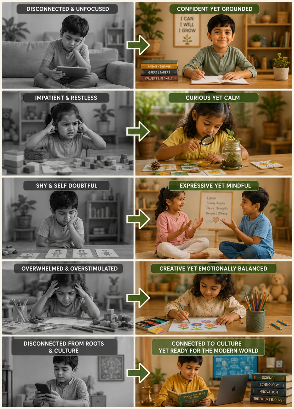 <span>What Children Gradually Begin to Build</span>