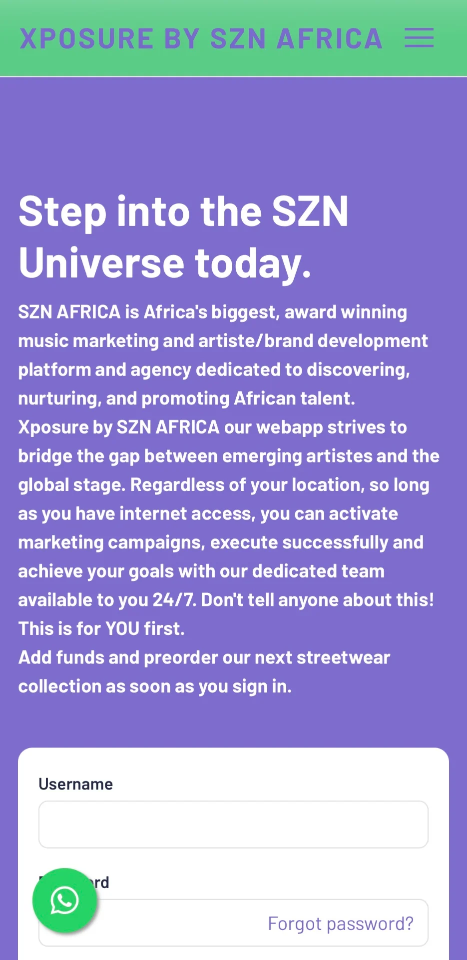 <span><span style="color:rgb(var(--color-primary))">INTRODUCING XPOSURE BY SZN AFRICA</span></span>